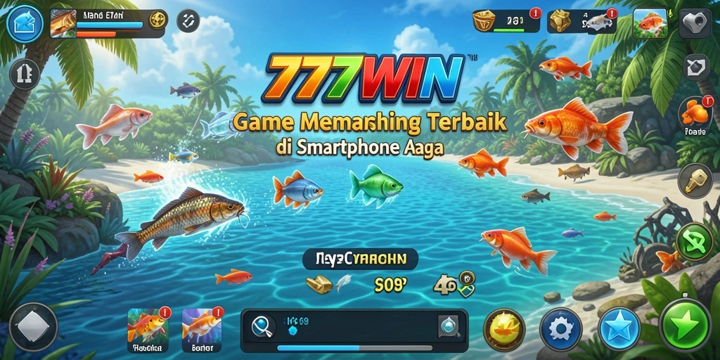 Screenshot gameplay 777WIN menampilkan keseruan memancing dengan grafik yang menakjubkan.