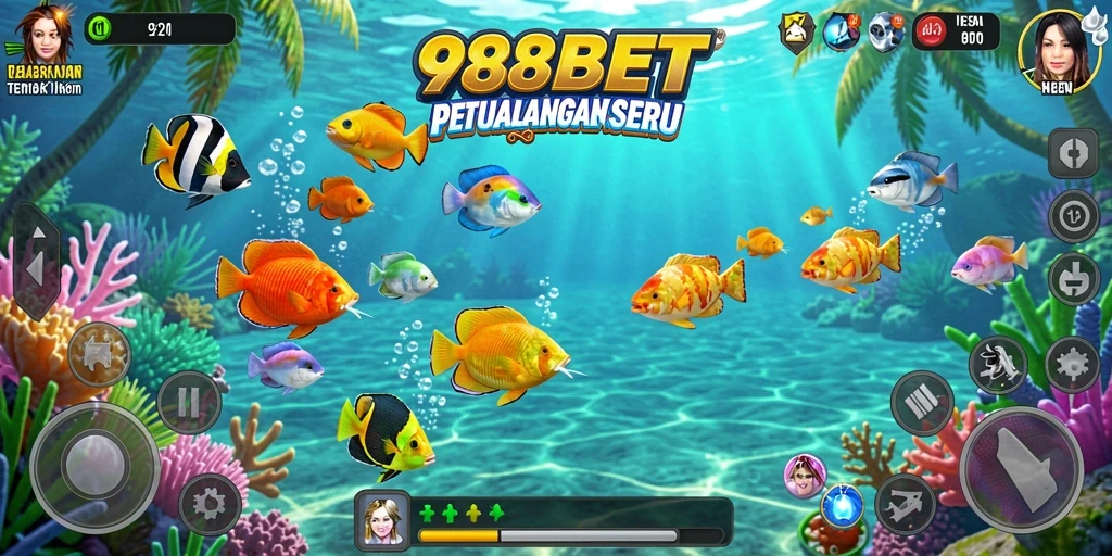 Screenshot gameplay Tembak Ikan yang penuh aksi dan seru.