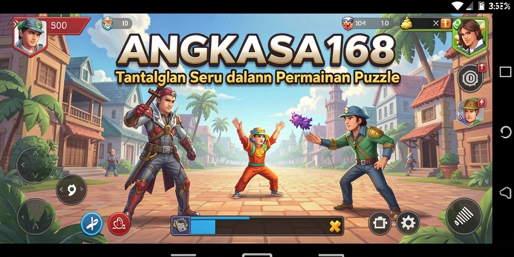 Screenshot dari gameplay ANGKASA168 yang menarik dan penuh warna.