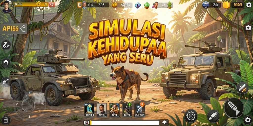 Screenshot API66 menampilkan gameplay yang penuh warna dan menarik.