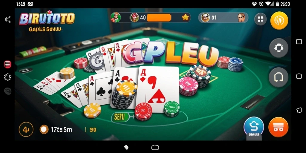Screenshot gameplay BIRUTOTO yang menarik dan interaktif.