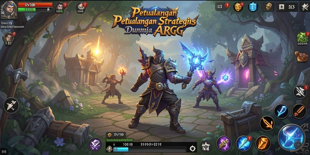 Tangkapan layar gameplay ARPG yang menarik dengan aksi mendebarkan.
