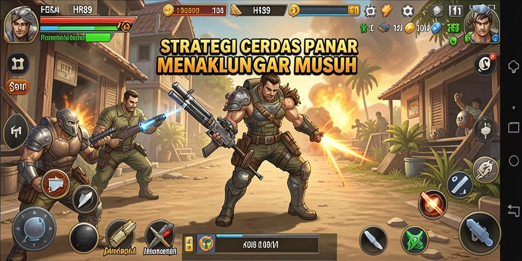Tampilan gameplay <strong>HR89</strong> yang menegangkan dan penuh strategi.