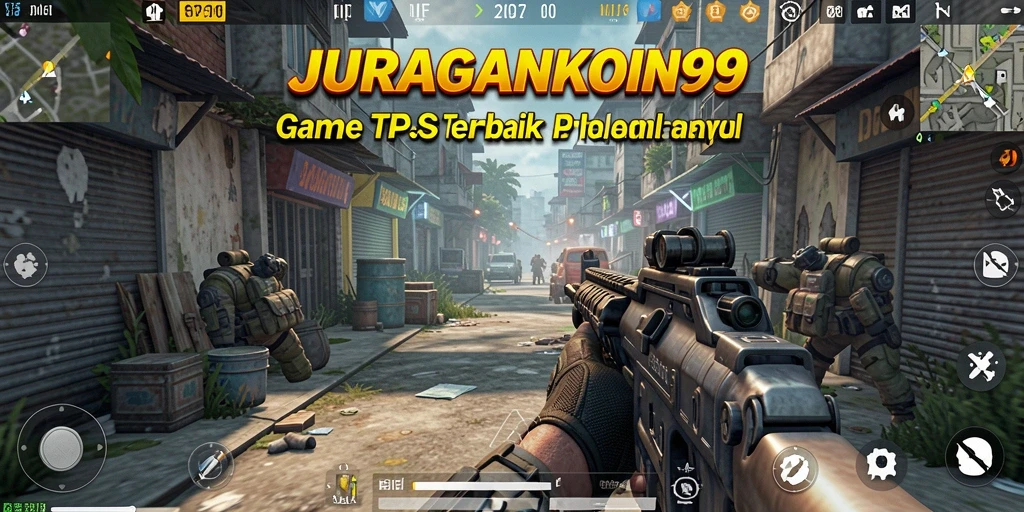Tangkapan layar permainan JURAGANKOIN99 yang menampilkan aksi seru dari gameplay TPS.