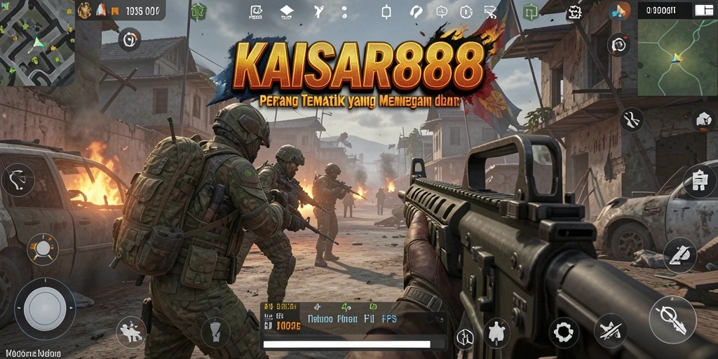 Gameplay KAISAR888 yang seru dengan aksi tembak-menembak intens.