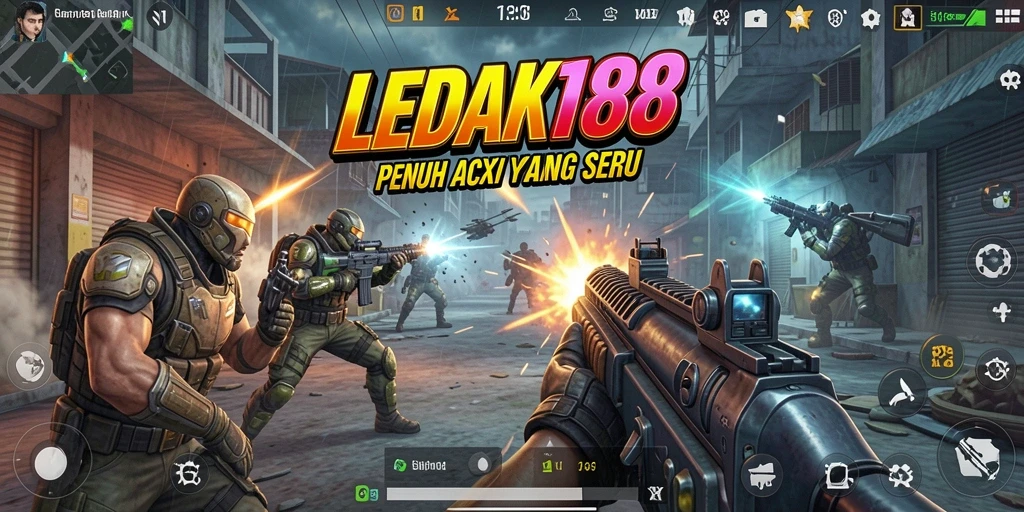 Tangkapan layar utama <strong>LEDAK188</strong> menampilkan aksi mendebarkan dari gameplay TPS.