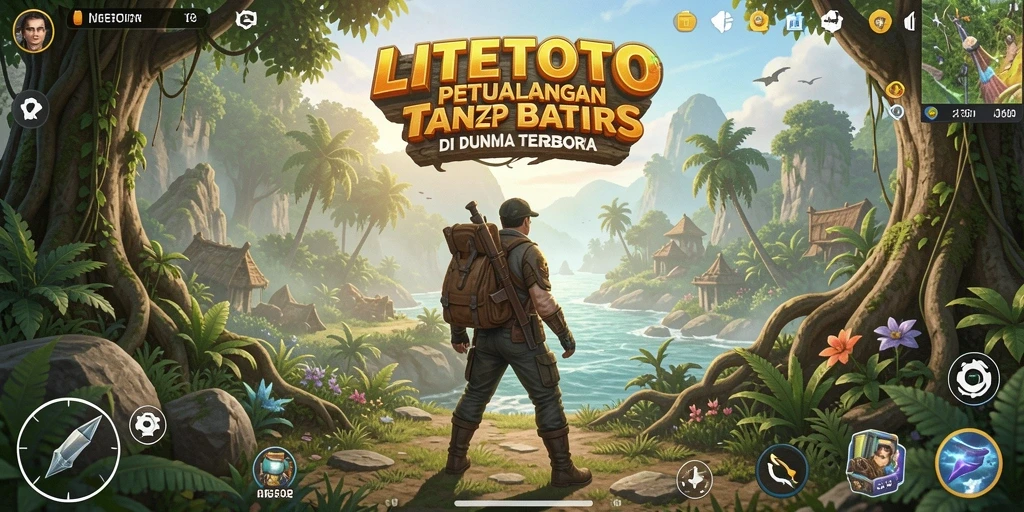 Gameplay LITETOTO yang menarik di dunia terbuka.