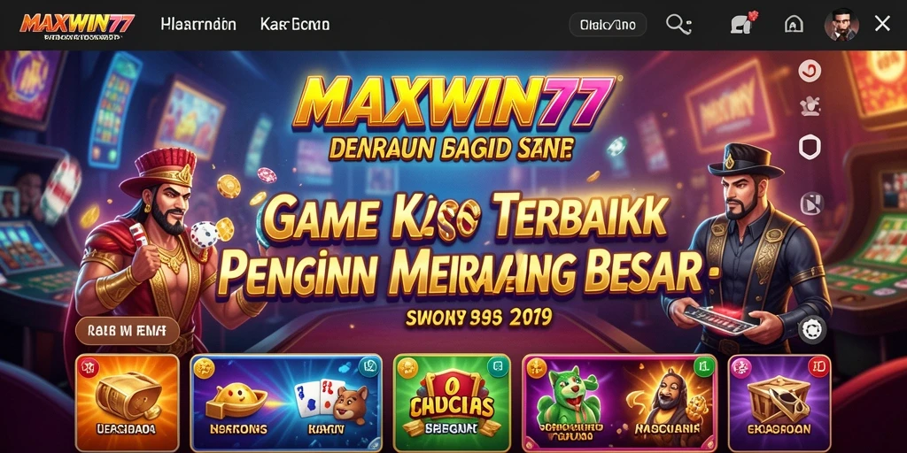 Tampilan menyerupai kasino nyata dengan gameplay yang menarik.