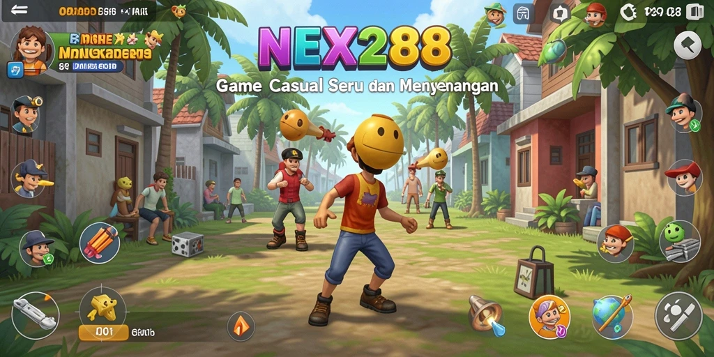 Tampilan gameplay NEX288 yang seru dan menghibur.