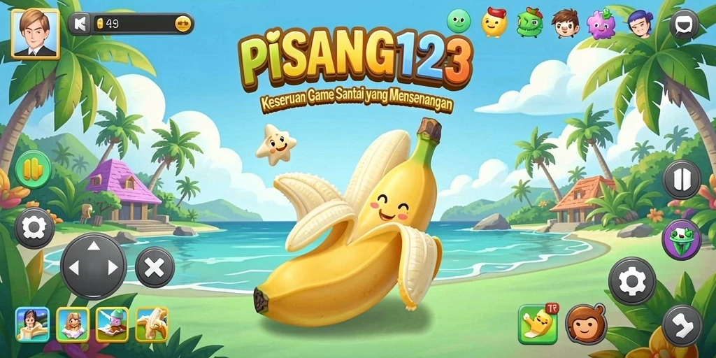 Tangkapan layar PISANG123 menampilkan gameplay yang ceria dan mengasyikkan.