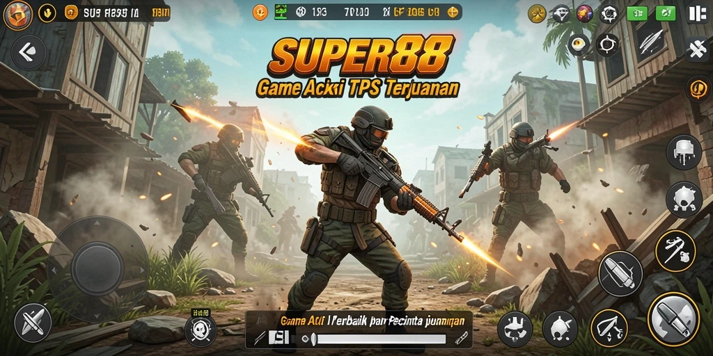 Tangkap aksi seru dalam gameplay SUPER88 yang mendebarkan.