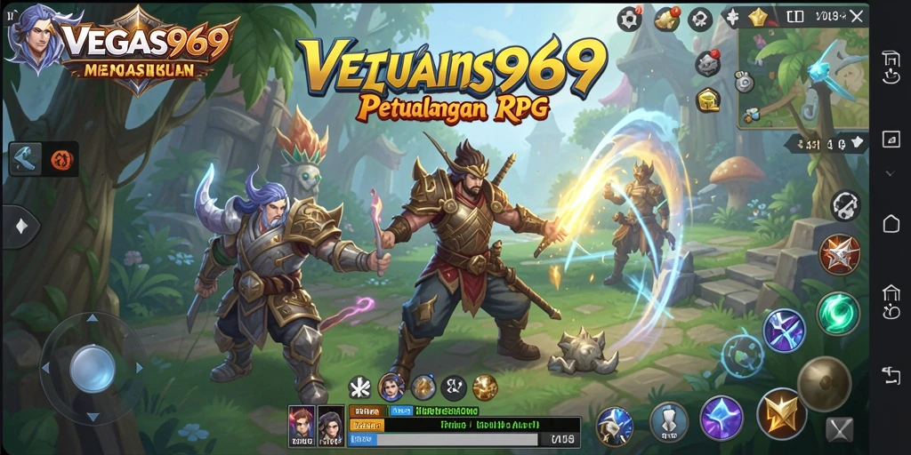 Tampilan gameplay menarik VEGAS969 yang penuh aksi RPG.
