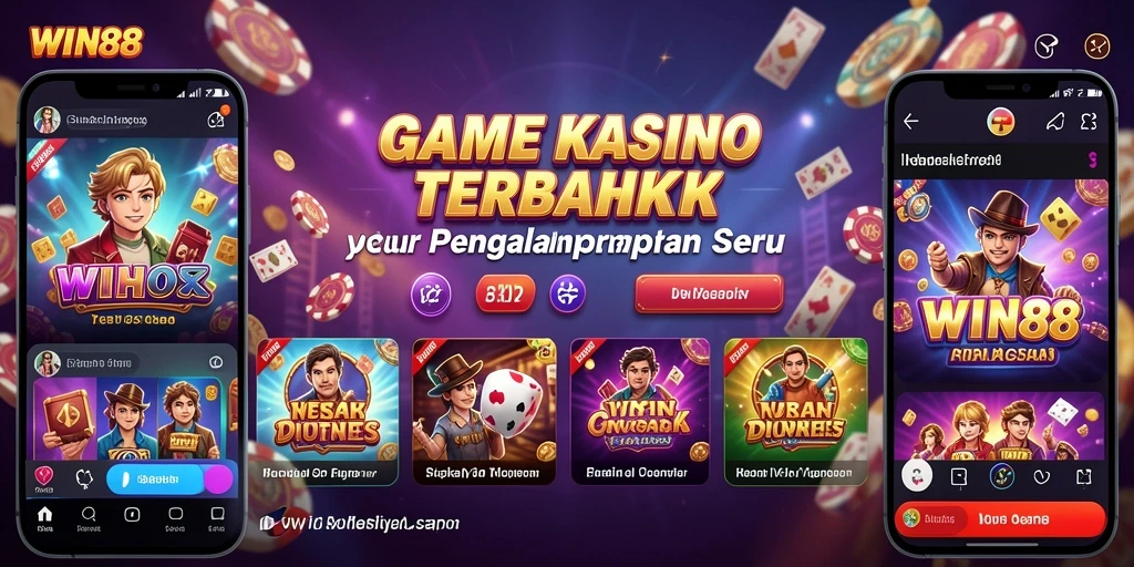 Tampilan menarik gameplay menghadirkan sensasi Kasino yang seru.
