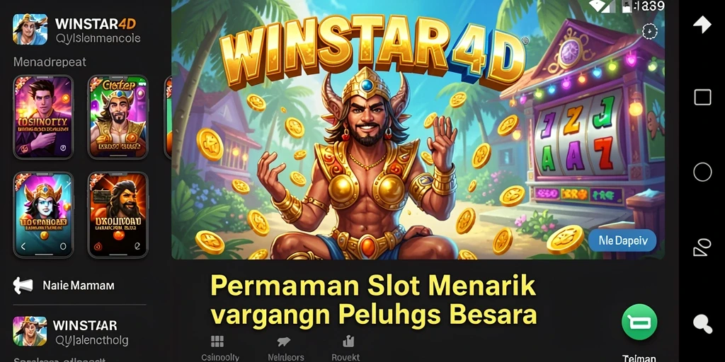 Tampilan gameplay seru dan mendebarkan dari WINSTAR4D.